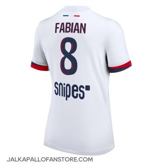 Paris Saint-Germain Fabian Ruiz #8 Vieraspaita Naisten 2025-26 Lyhythihainen Paris Saint-Germain Fabian Ruiz #8 Vieraspaita Naisten 2025-26 Lyhythihainen